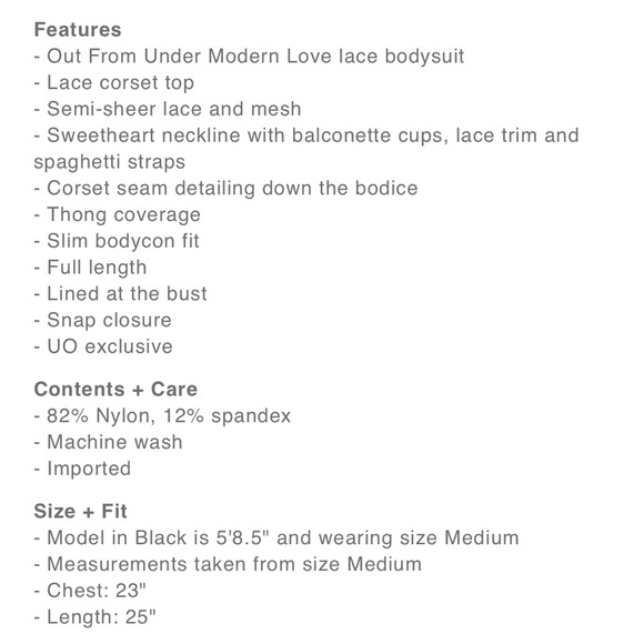 Out From Under Modern Love Mint Green Lace Bodysuit - Picture 7 of 7